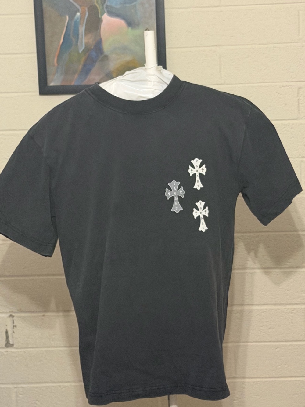 Pretty Vacant Brand Gothic Cross Graphic Tee - Size S